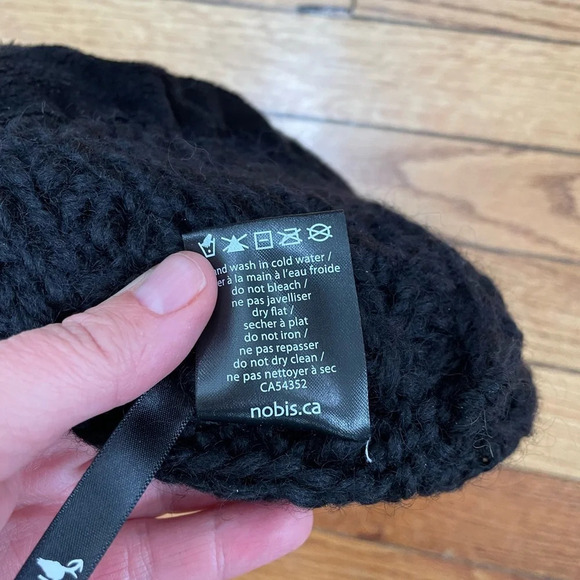 Nobis Wool Blend Cable Knit Toque - Picture 4 of 6